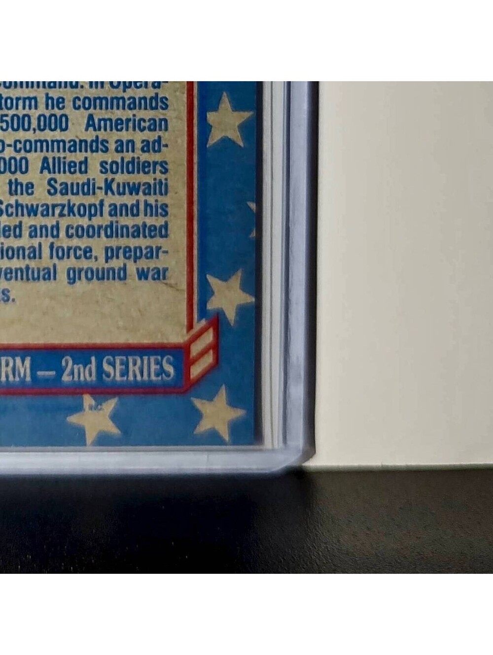 General Schwarzkopf 1991 Topps Desert Storm #157 Card - Picture 10 of 10